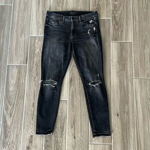 Mother jeans in size 29, inseam 26” faded black wash